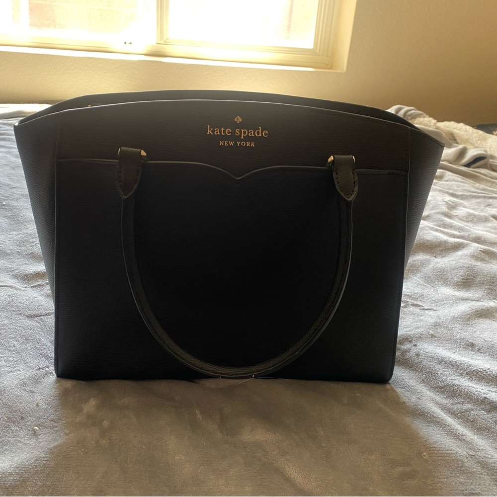 Black and gold Kate spade